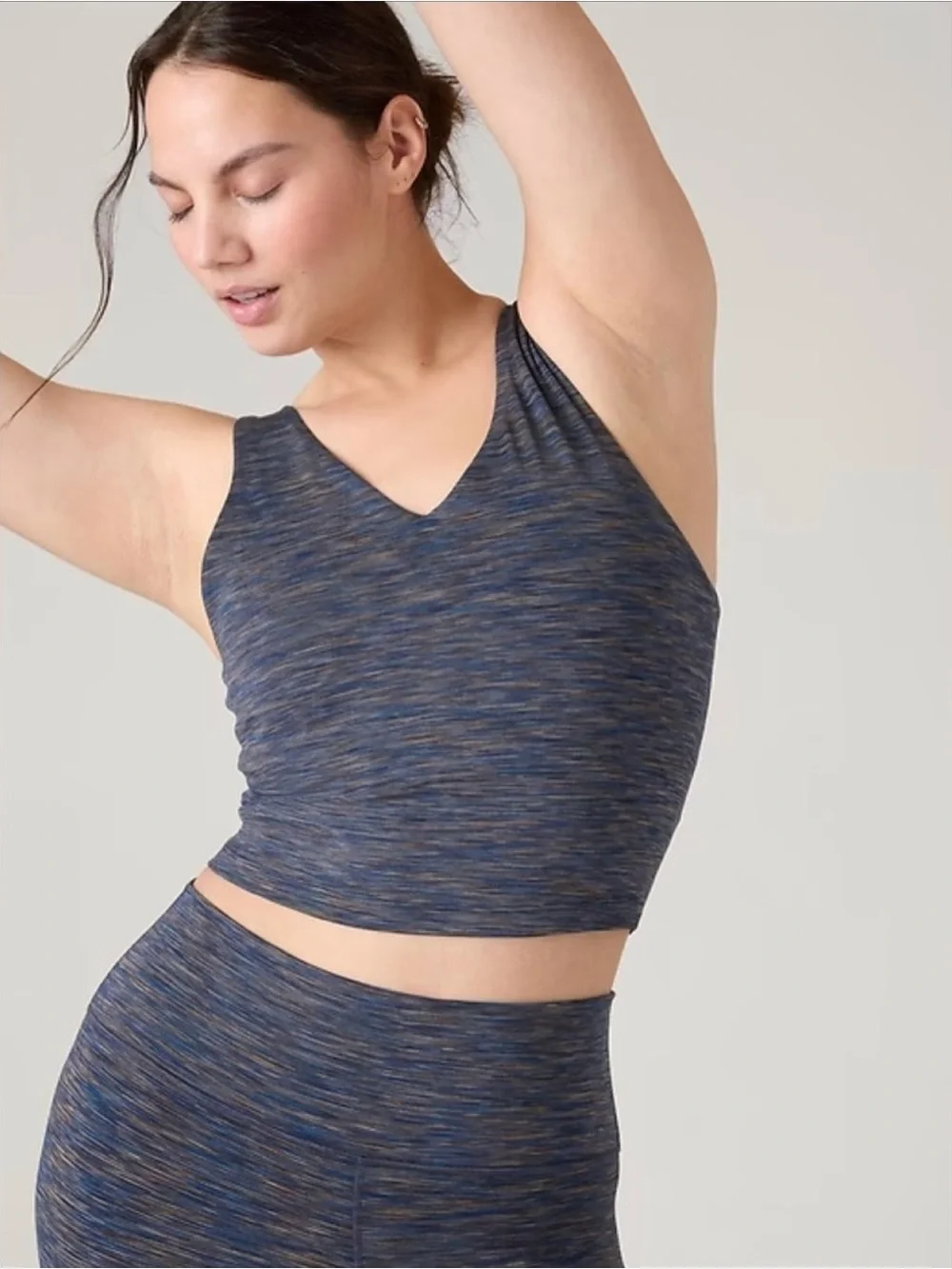 Heathered Tank and Leggings Matching Set
